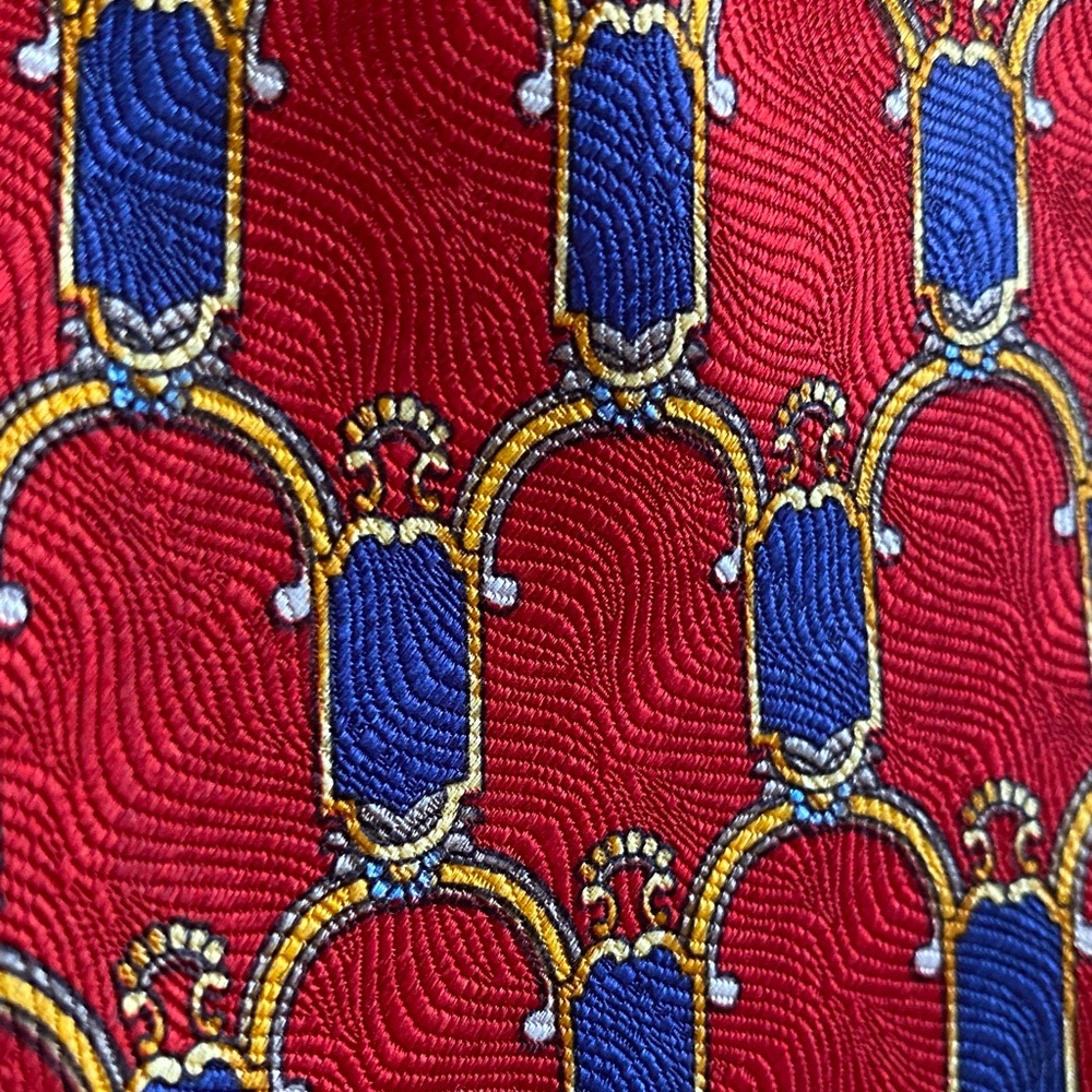 Burberry 💯 All Silk Luxurious Made in France Logo Timeless Tie - Picture 12 of 16